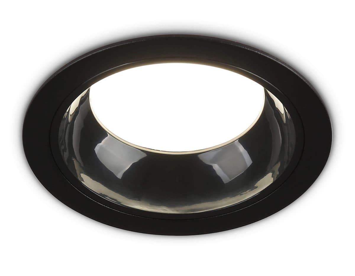 TN52336 SBK/GBK черный песок/черный глянец GX53 max 12W D115*25