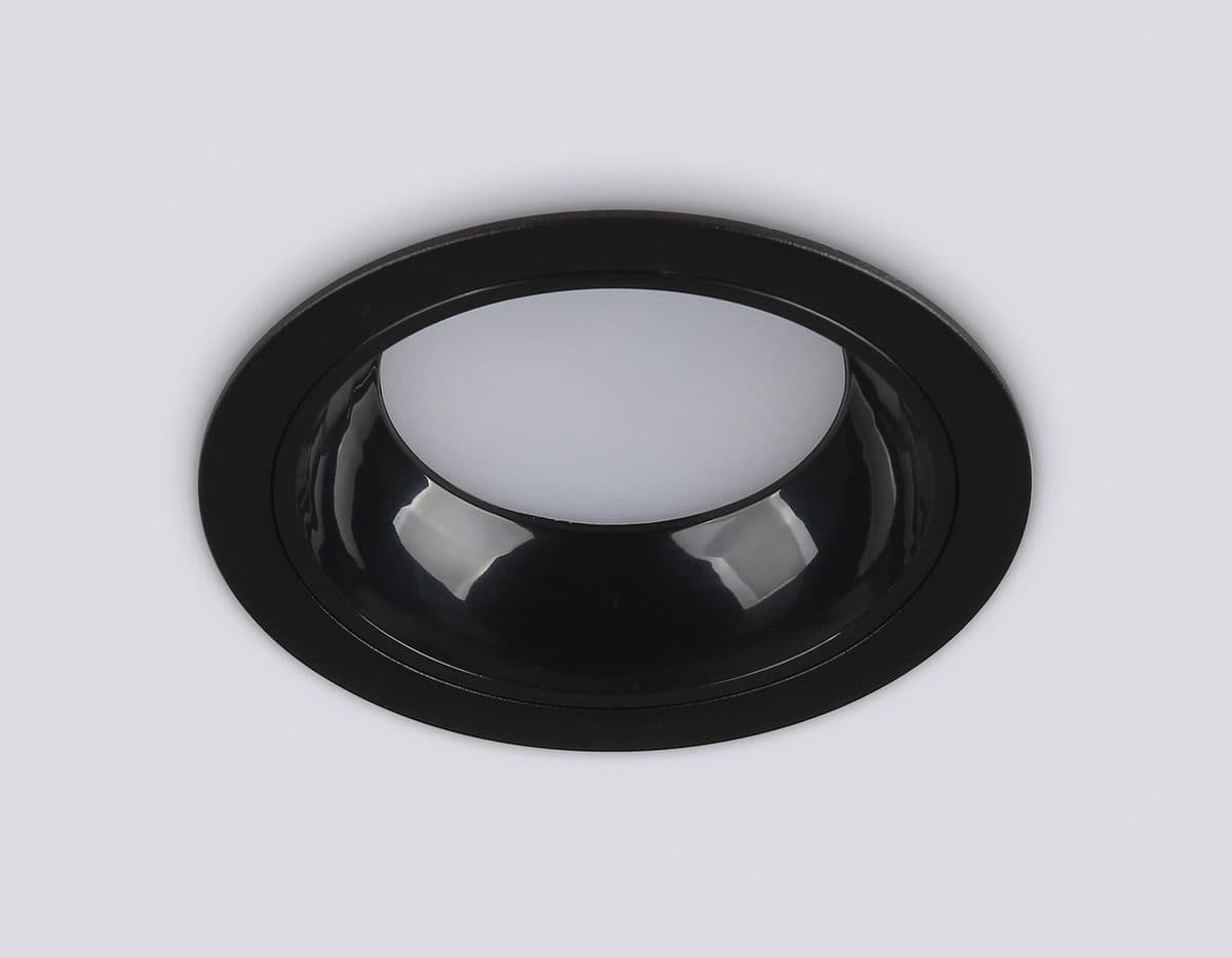 TN52336 SBK/GBK черный песок/черный глянец GX53 max 12W D115*25