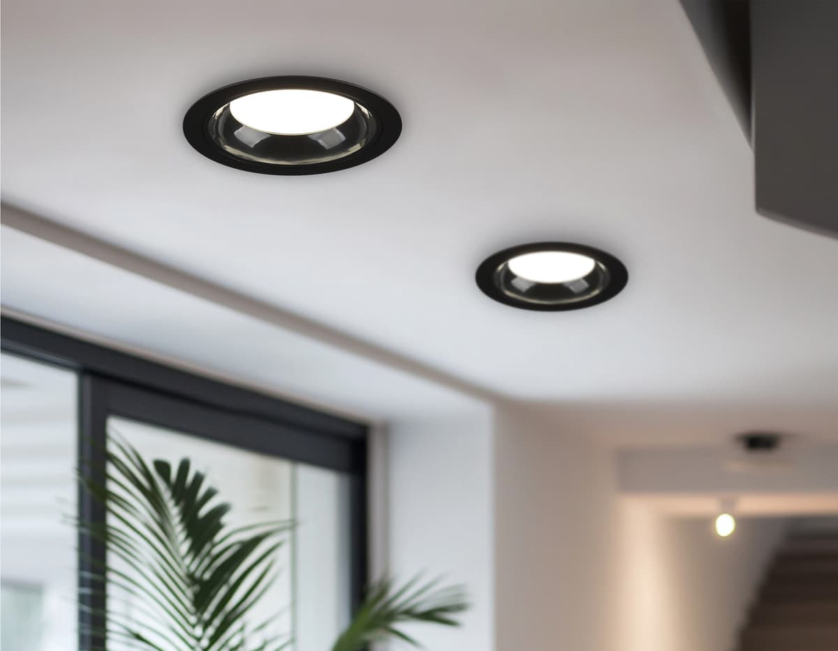 TN52336 SBK/GBK черный песок/черный глянец GX53 max 12W D115*25