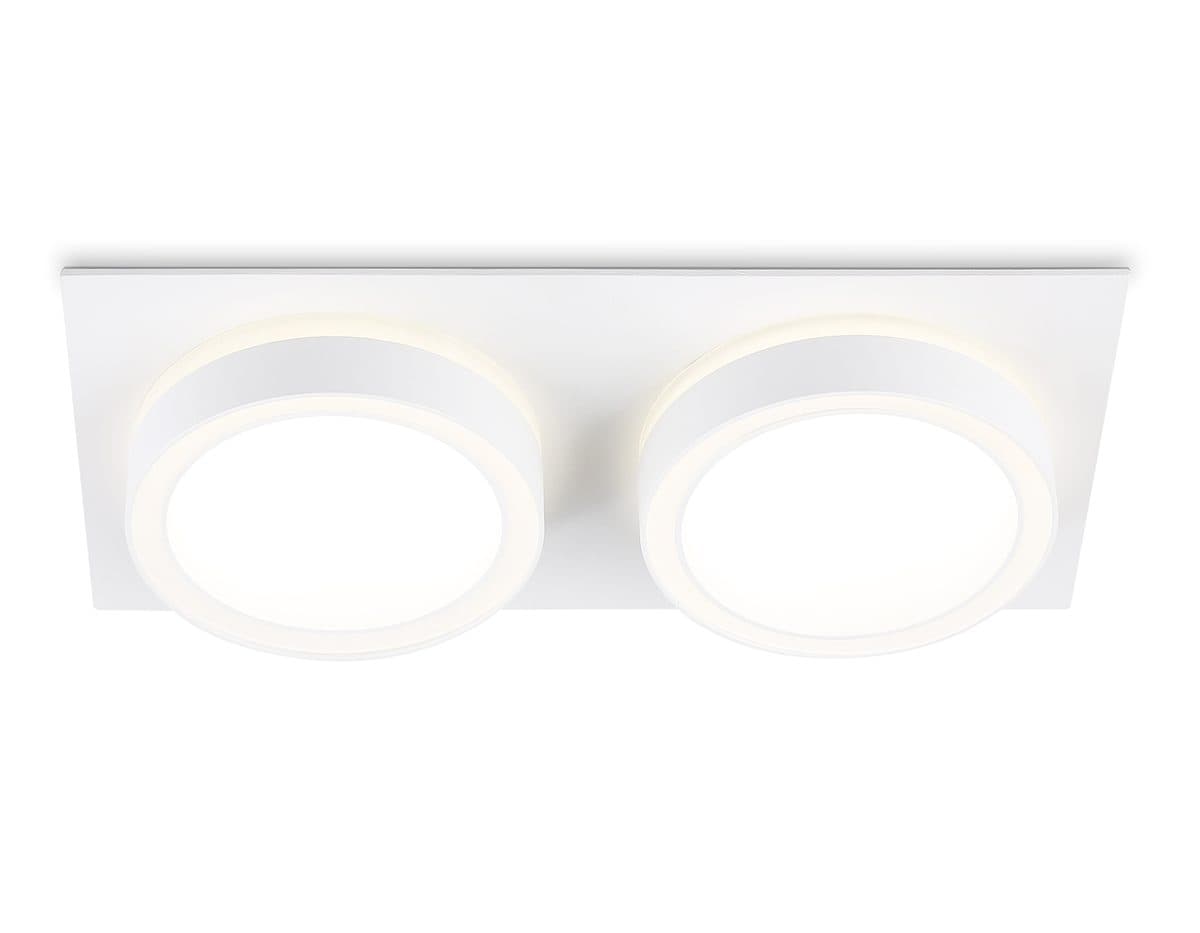 TN52423/2 WH/FR белый/белый матовый GX53 max 12W 210*105*45