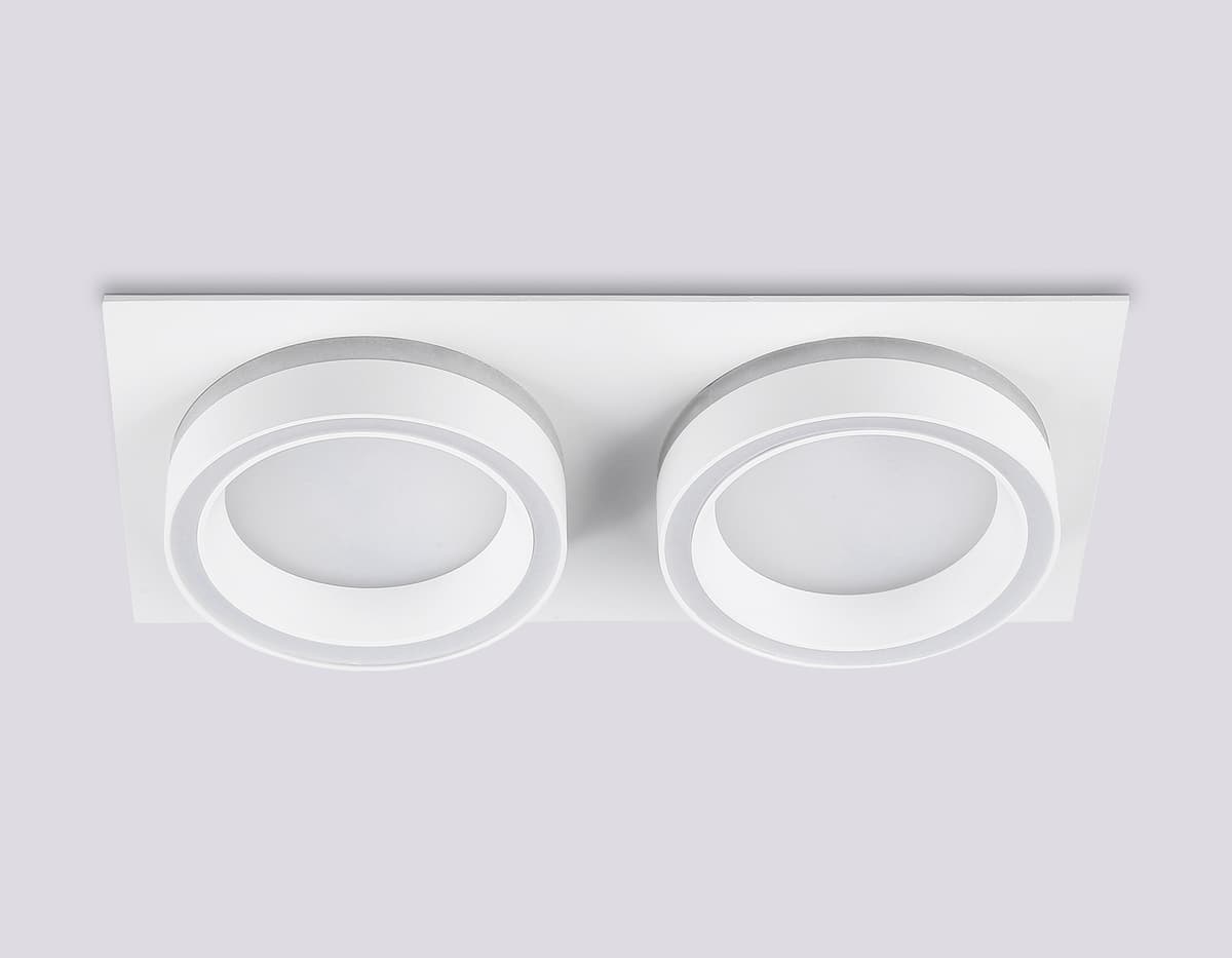 TN52423/2 WH/FR белый/белый матовый GX53 max 12W 210*105*45