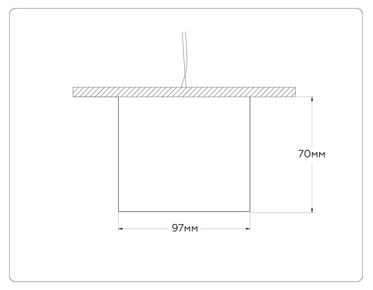 TN52882 SWH/SGD белый песок/золото песок GX53 max 12W D97*70