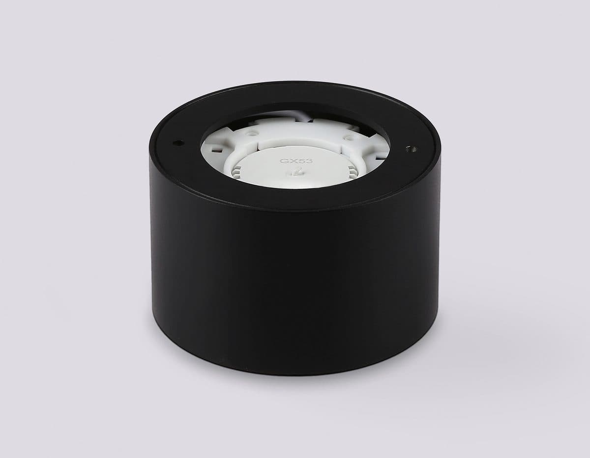 TN52894 SBK/GBK черный песок/черный глянец GX53 max 12W D97*60