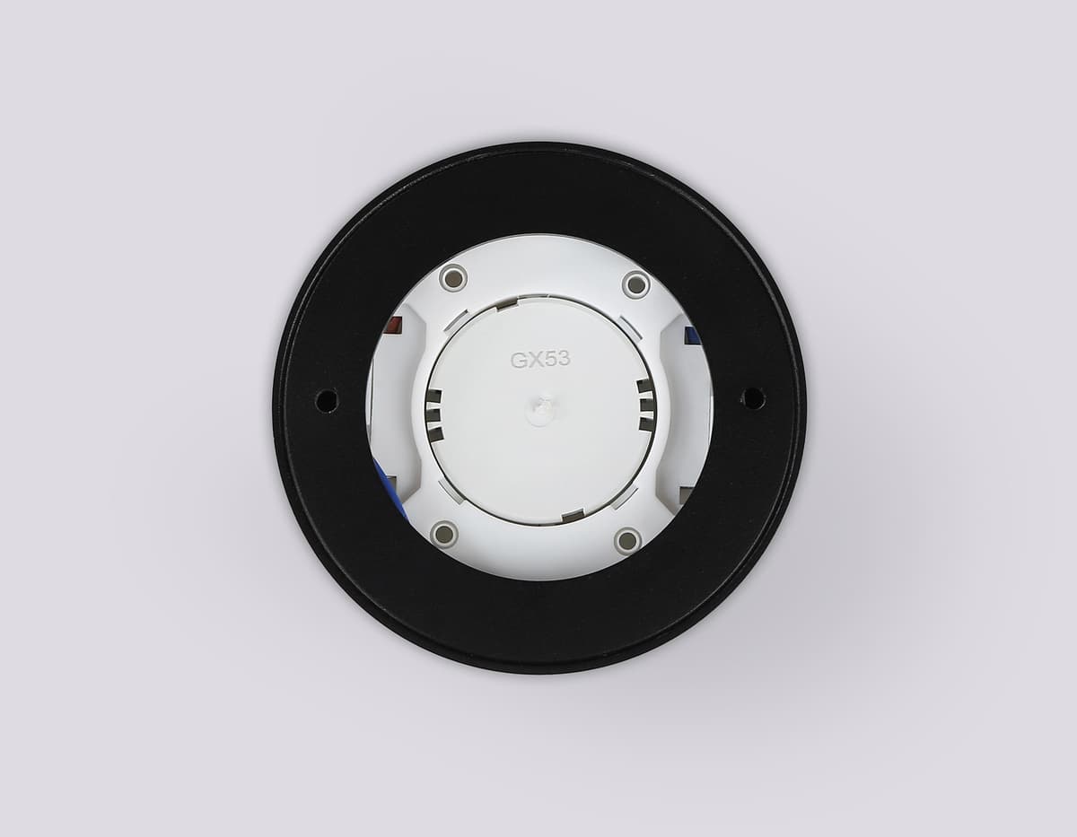 TN52894 SBK/GBK черный песок/черный глянец GX53 max 12W D97*60