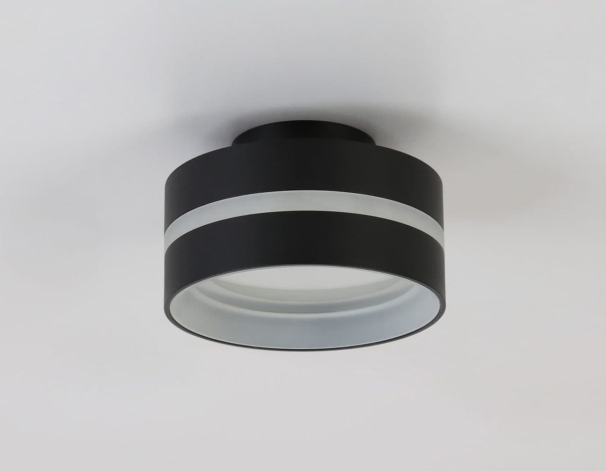 TN5421 SBK/FR черный песок/белый матовый GX53 IP20 D95*60