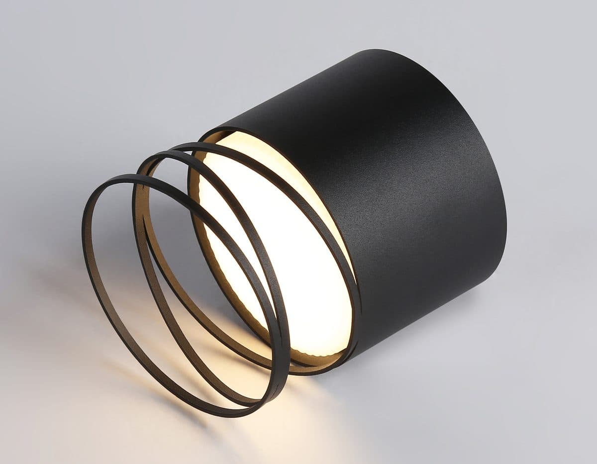 TN71105 BK черный GX53 max 12W D82*110