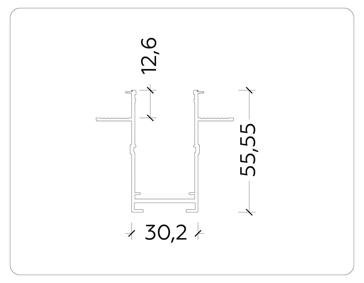 GL1009 WH белый IP20 220V 2000*62.5*56