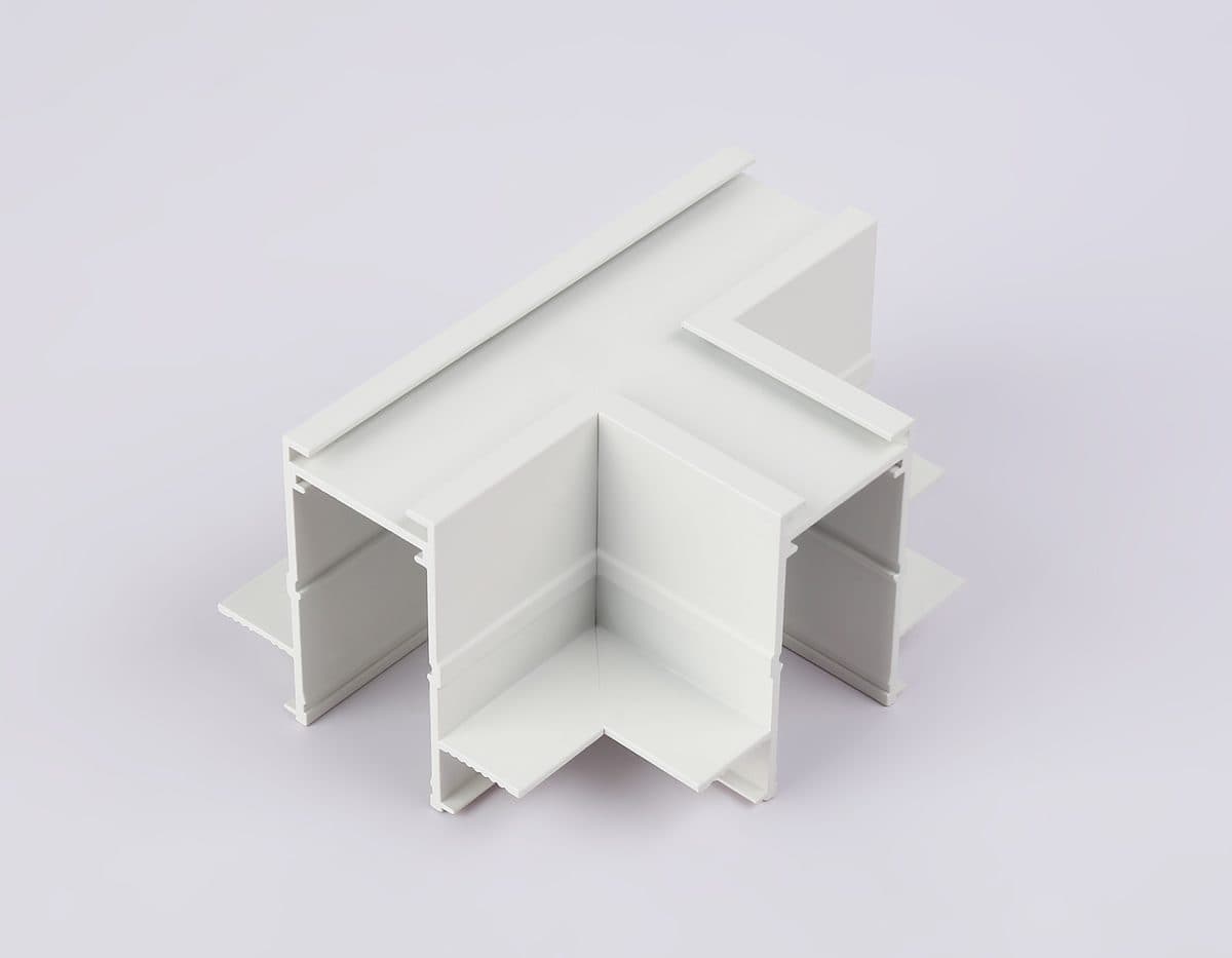 GL1041 WH белый коннектор T-образный для встраиваемого шинопровода Magnetic 220V 110*80*47