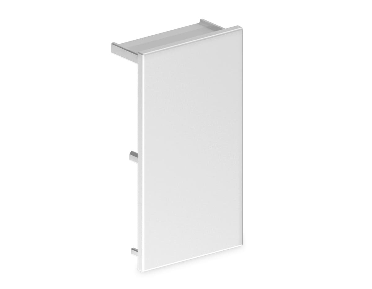 GL1057 WH белый заглушка для шинопровода Magnetic 220V 30.6*56*2 (2шт)