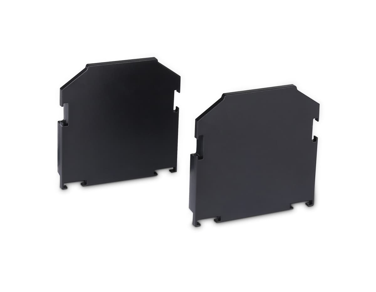 GL1064 BK черный заглушка для корпуса в натяжной потолок Magnetic 220V 61*61*9 (2шт)