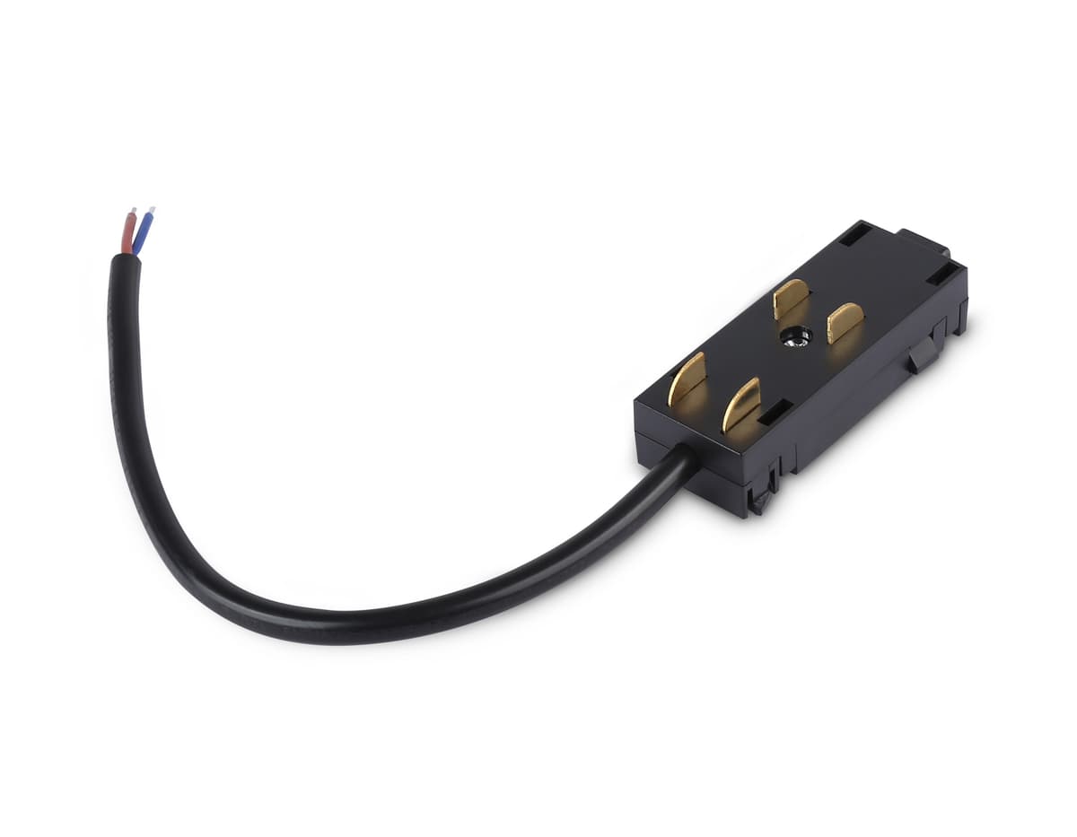 GL1102 BK черный ввод питания для шинопровода Magnetic 220V IP20 200*28.5*18