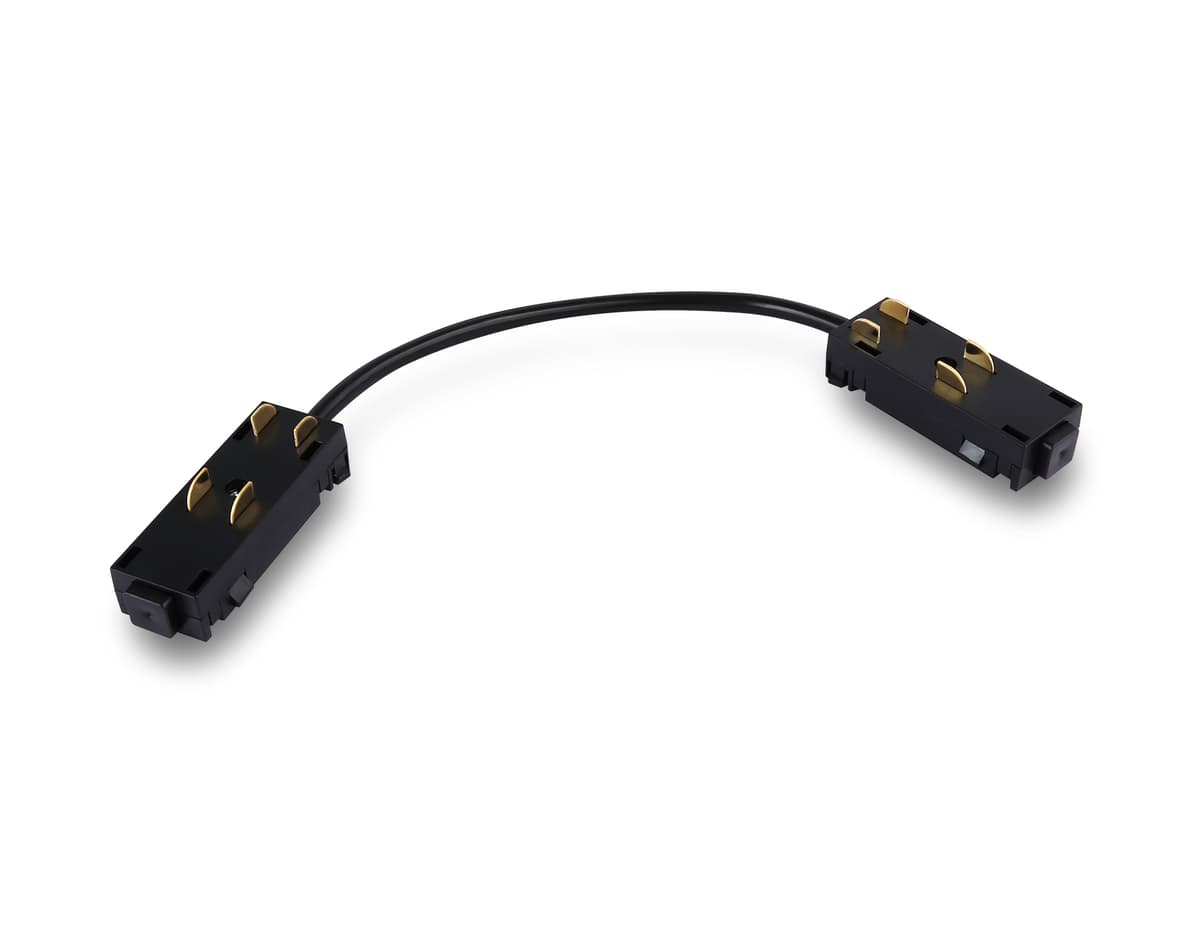 GL1110 BK черный коннектор питания гибкий для шинопровода Magnetic 220V 250*28.5*18