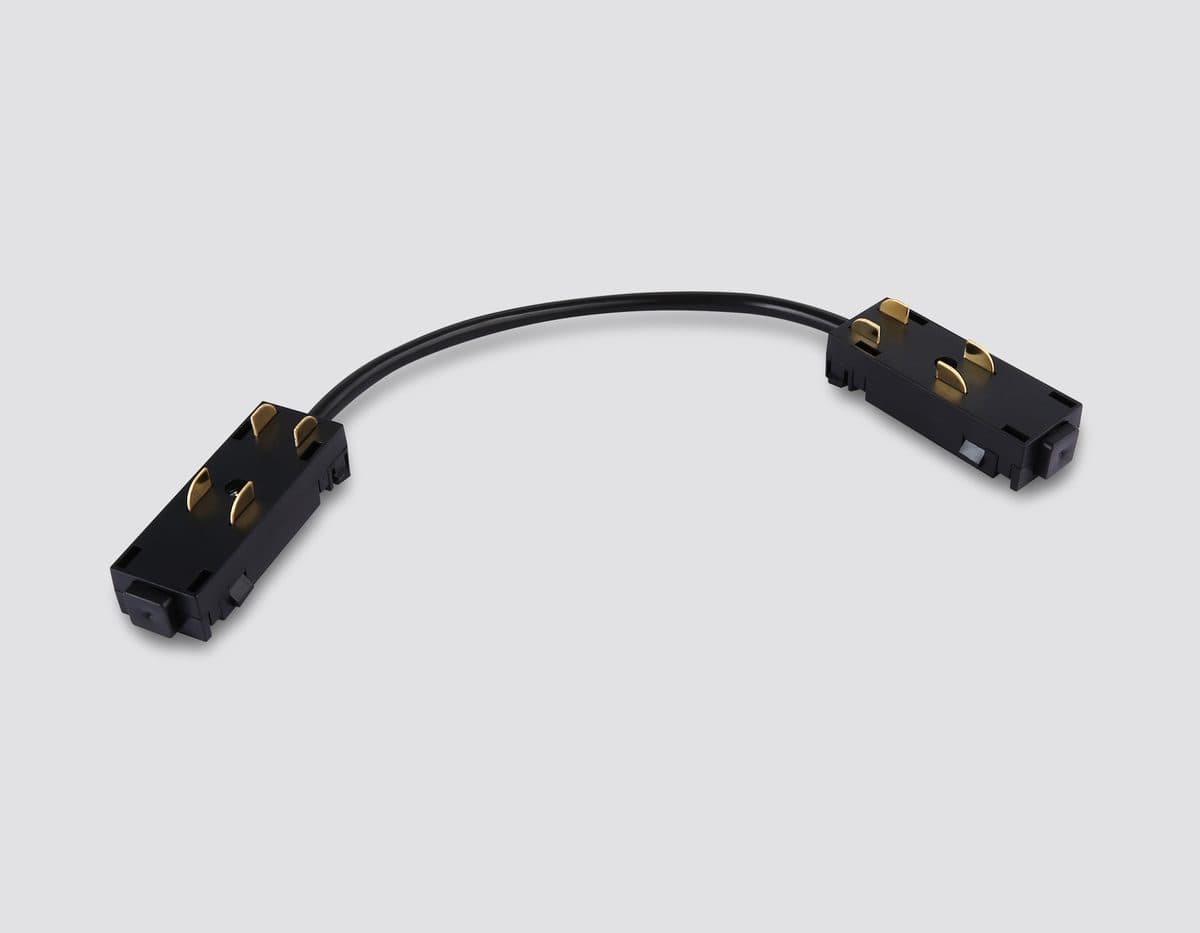 GL1110 BK черный коннектор питания гибкий для шинопровода Magnetic 220V 250*28.5*18