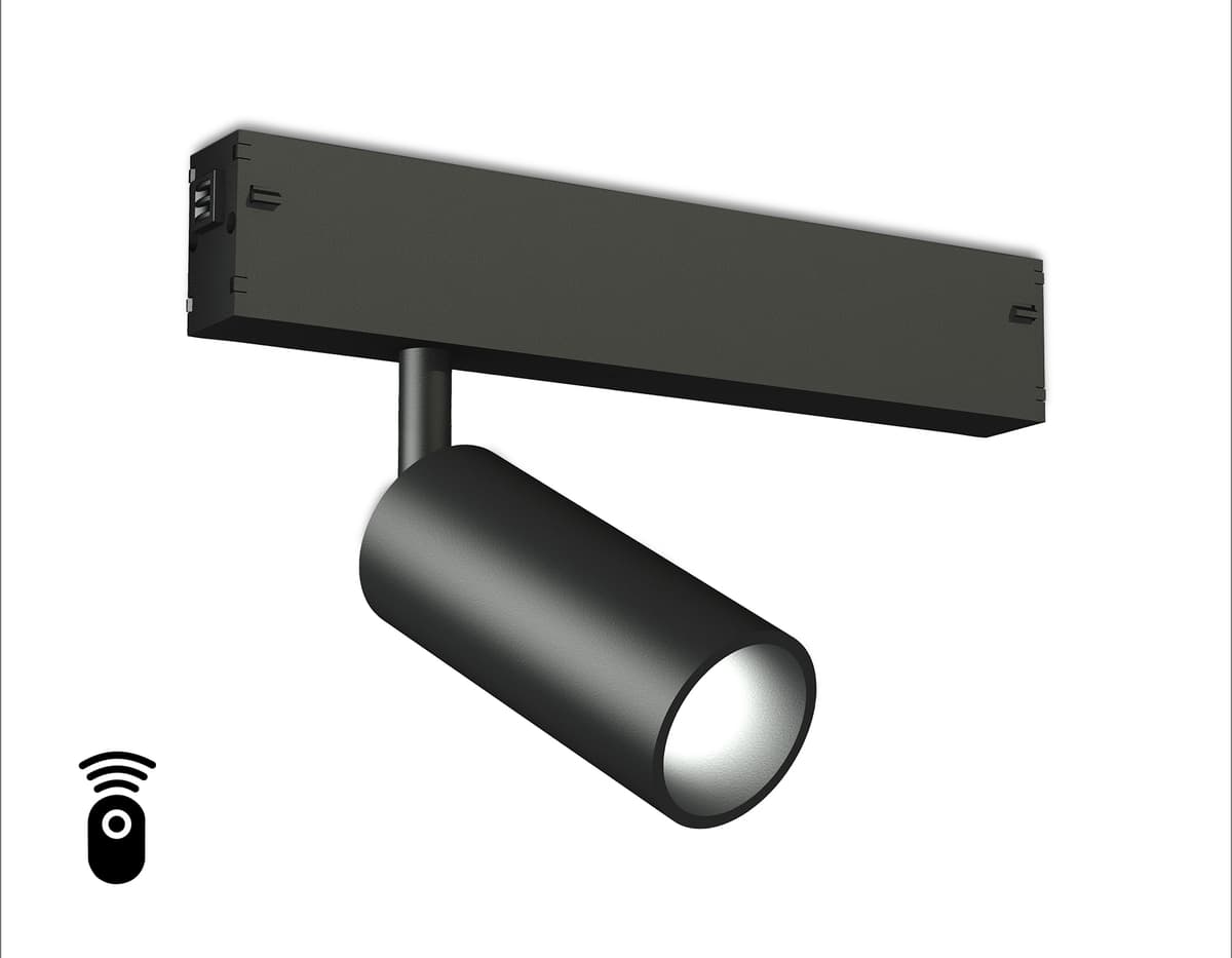 GL1202 BK черный IP20 7W 3000K-6400K 220V 36° D35*80 (Без ПДУ)