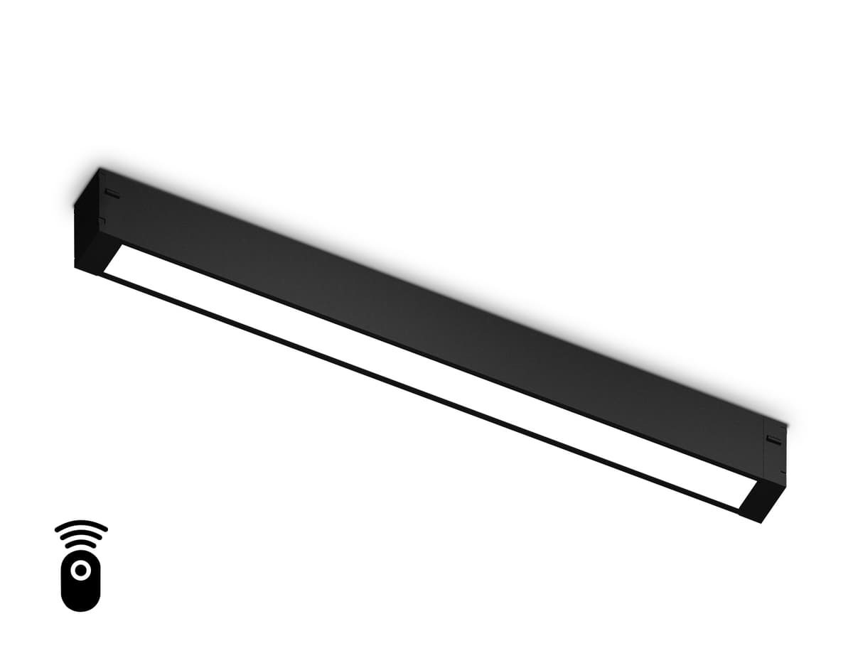 GL1272 BK черный IP20 15W 3000K-6400K 220V 120° 342*25*42 (Без ПДУ)