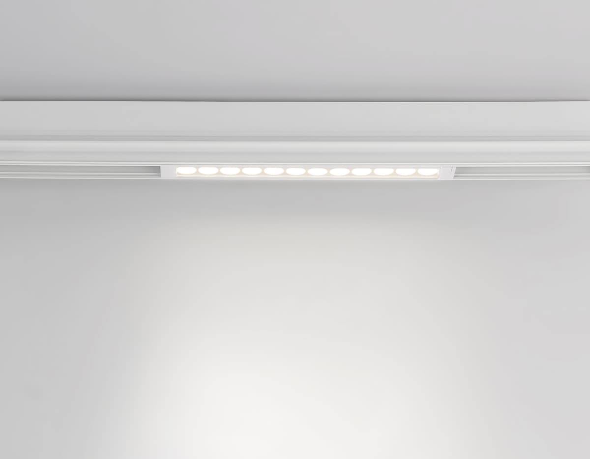 GL1301 WH белый IP20 12W 3000K-6400K 220V 24° 232*25*42 (Без ПДУ)