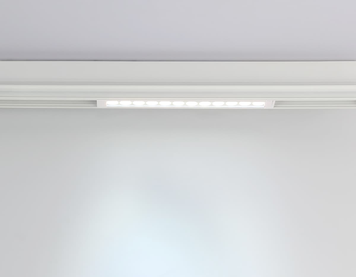 GL1301 WH белый IP20 12W 3000K-6400K 220V 24° 232*25*42 (Без ПДУ)