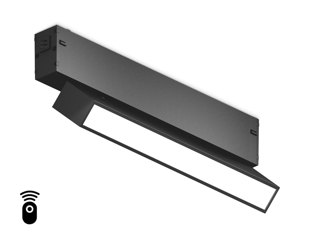 GL1322 BK черный IP20 12W 3000K-6400K 220V 120° 232*25*112 (Без ПДУ)