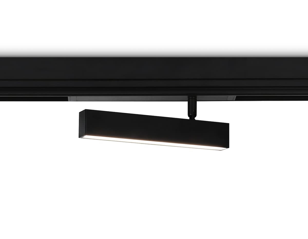 GL1322 BK черный IP20 12W 3000K-6400K 220V 120° 232*25*112 (Без ПДУ)