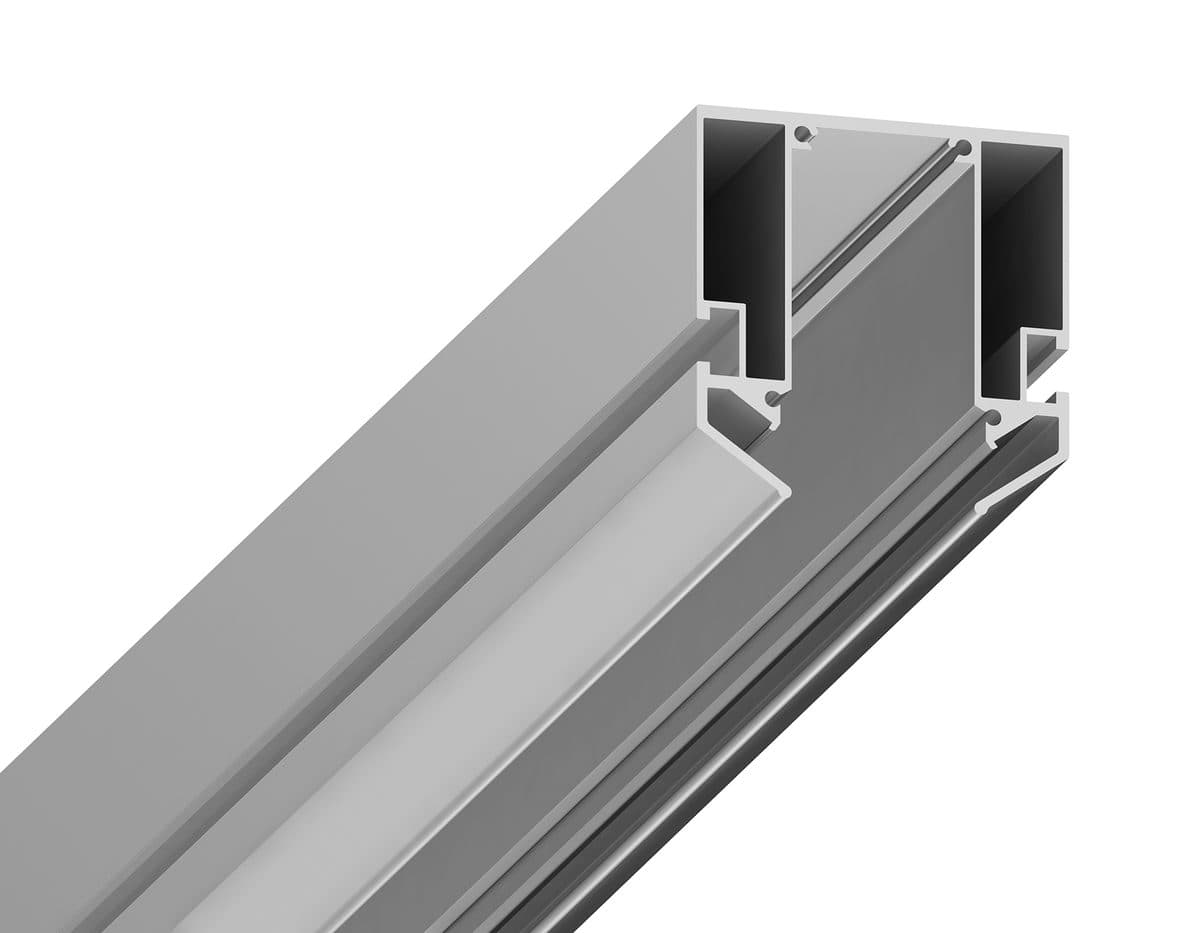 GL3344 AL алюминий корпус в натяжной потолок 2000*57*59.2