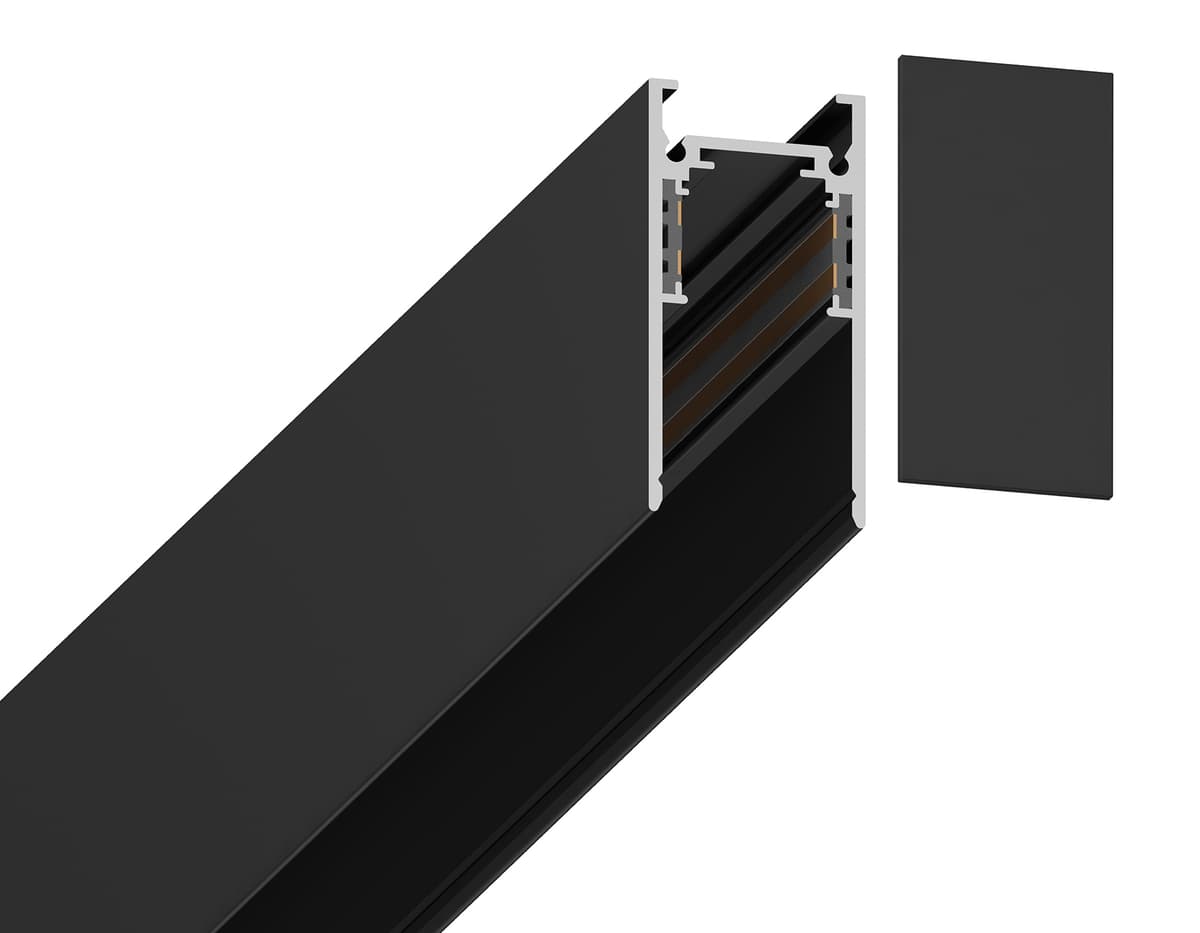 GL3606 BK черный заглушка для накладного магнитного шинопровода Magnetic 48V (2шт)