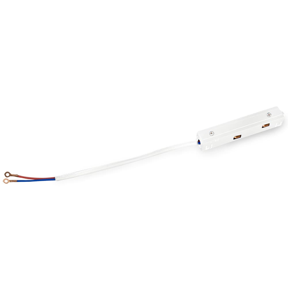 GL3628 WH белый ввод питания для шинопровода IP20 48V 380*18*18