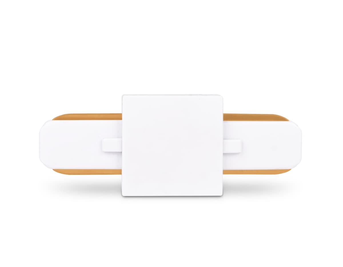 GL7065 WH белый коннектор прямой однофазный для соединения трековых шинопроводов