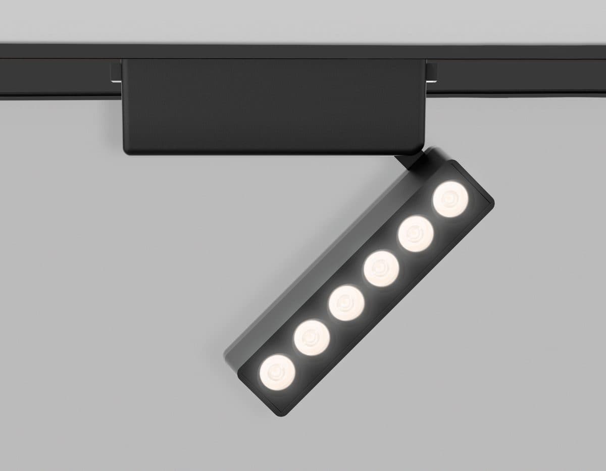 GV1469 BK черный IP20 6W 4200K 48V 24° 122*26*80