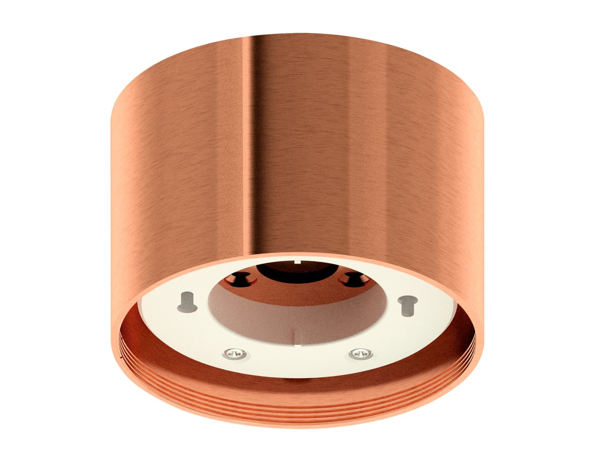 C8122 PPG золото розовое полированное D85*H60mm GX53