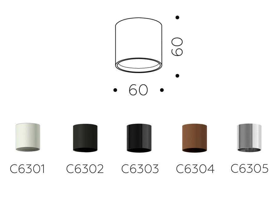 C6301 SWH белый песок D60*H60mm MR16 GU5.3