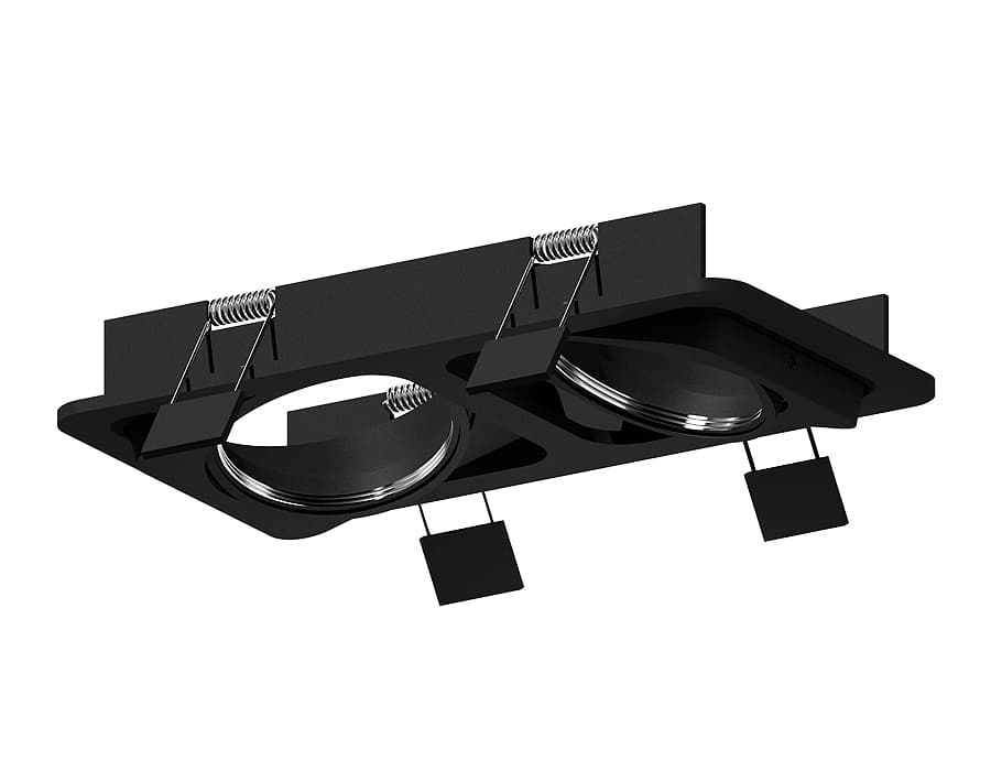 C7664 SBK черный песок 225*120*H25mm MR16 GU5.3