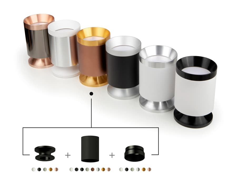 N6132 PSL серебро полированное D60*H25mm Out10mm MR16