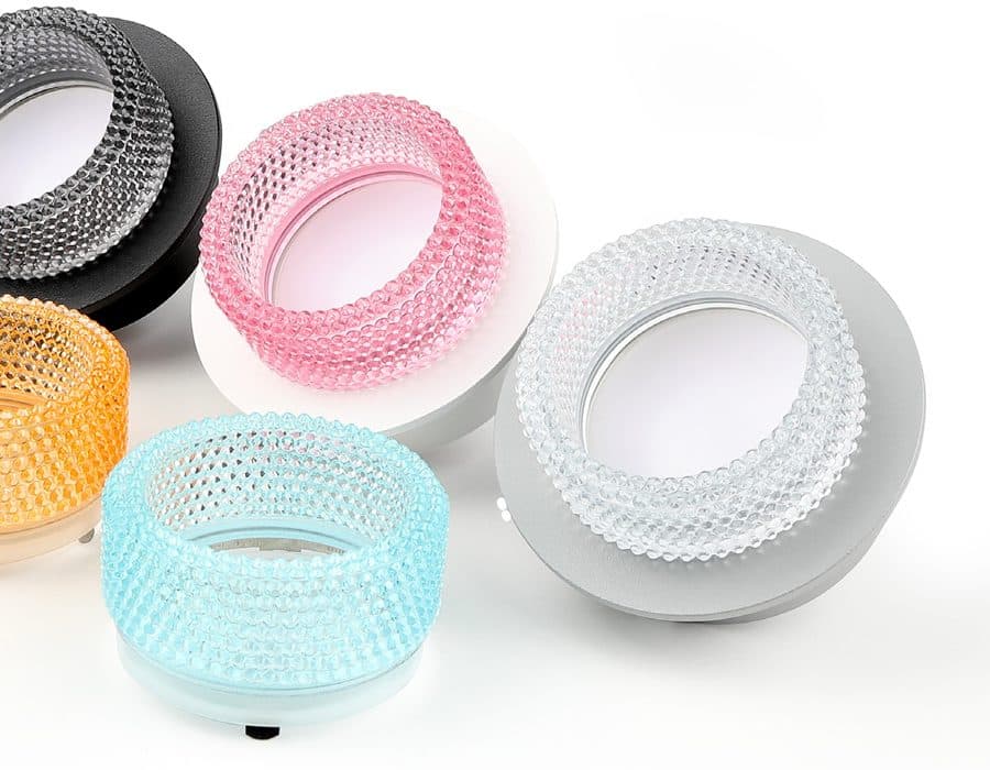 N6152 PI розовый D60*H25mm Out20mm MR16 (для корпуса светильника)