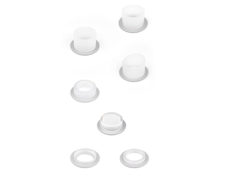 N6221 SBK/FR черный песок/белый матовый D60*H30mm Out15mm MR16