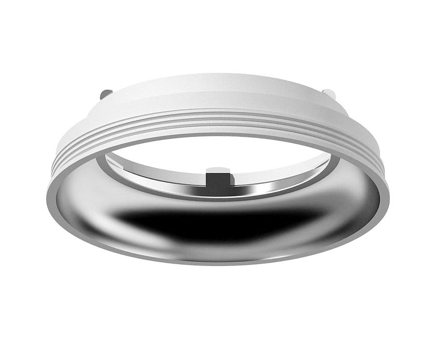 N7022 SWH/PSL белый песок/серебро полированное D70*H20mm Out1mm MR16