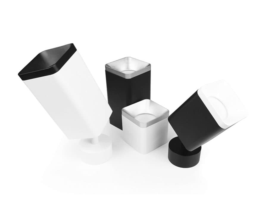 N7703 SSL серебро песок 70*70*H35mm Out10mm MR16