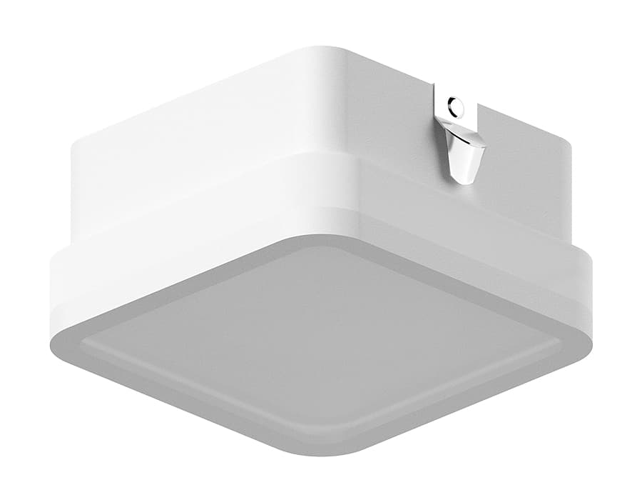 N7750 SWH/FR белый песок/белый матовый 70*70*H40mm Out15mm MR16