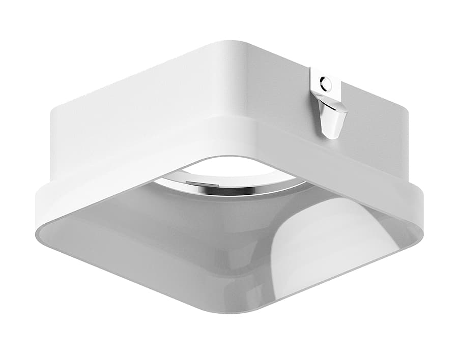 N7755 FR белый матовый 70*70*H33mm Out10mm MR16