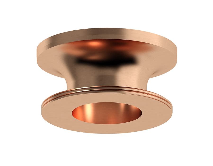 N7930 PPG золото розовое полированное D70*H28mm Out25mm