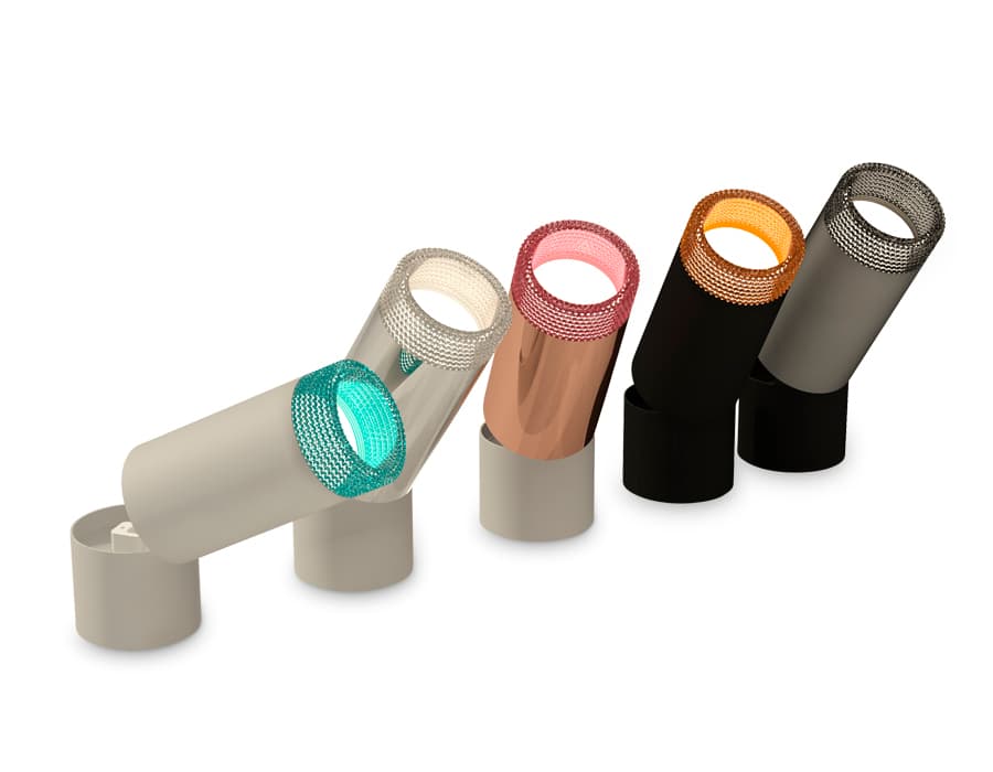 A2221 BK черный D60*H50mm Out45mm (для корпуса D60mm)