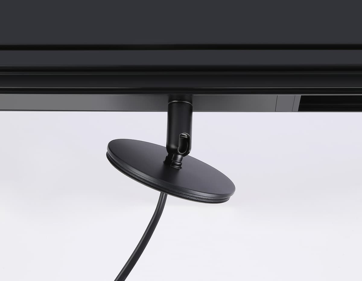 A2548 BK черный крепеж трековый для корпуса DIY D70mm 232*70*80