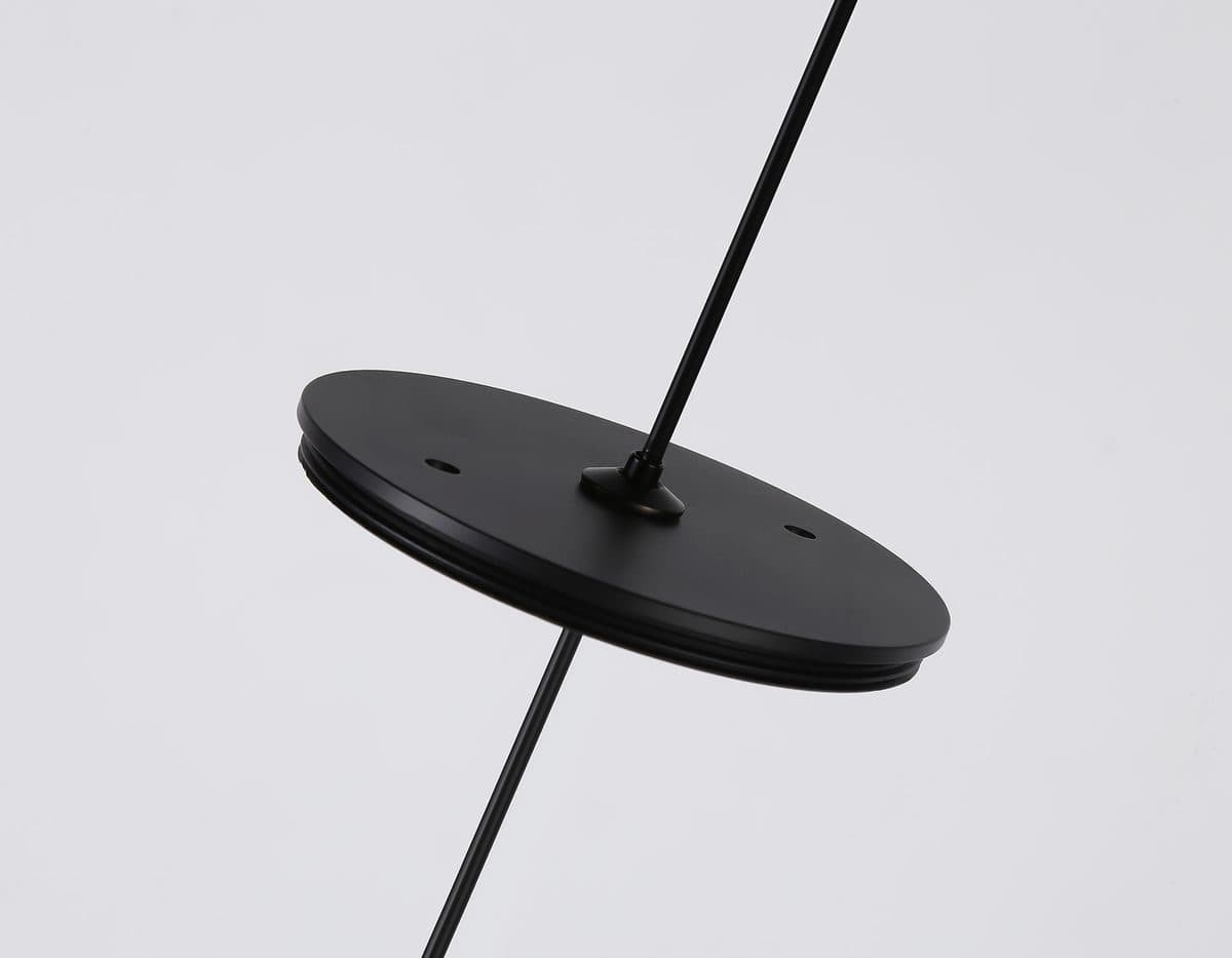 A2660 BK черный крепеж трековый подвесной для корпуса DIY D85mm 240*42*25 H1500