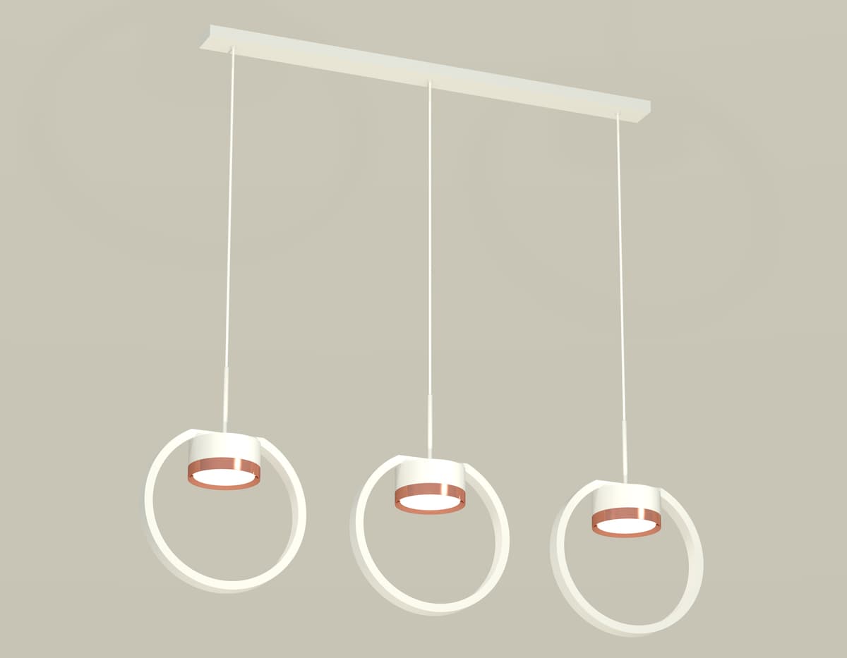 XB9106104/3 SWH/PPG белый песок/золото розовое полированное GX53 (C9106, N8126)