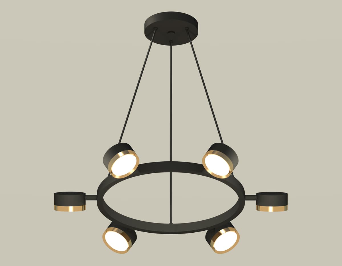 XB9193152/6 SBK/PYG черный песок/золото желтое полированное GX53 (C9193, N8124)