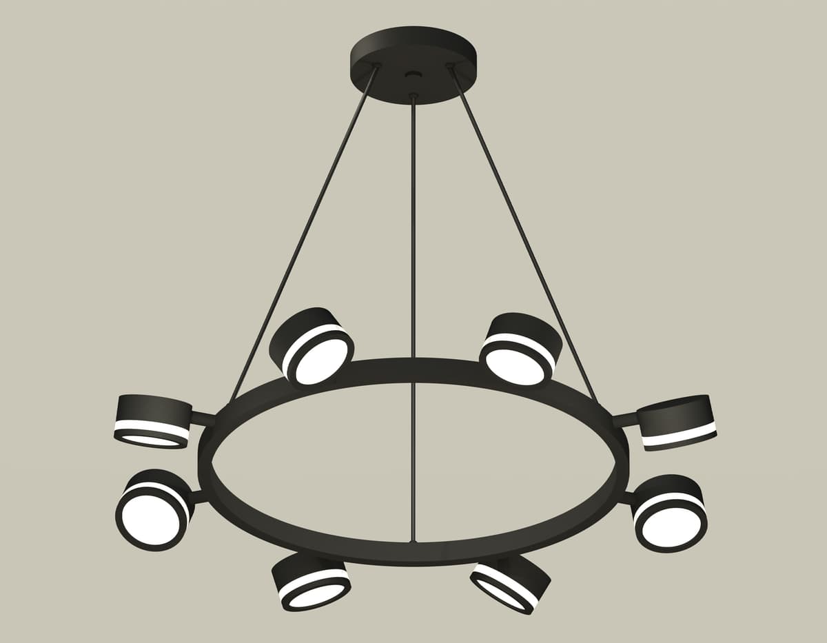 XB9198200/8 SBK/FR черный песок/белый матовый GX53 (C9198, N8415)