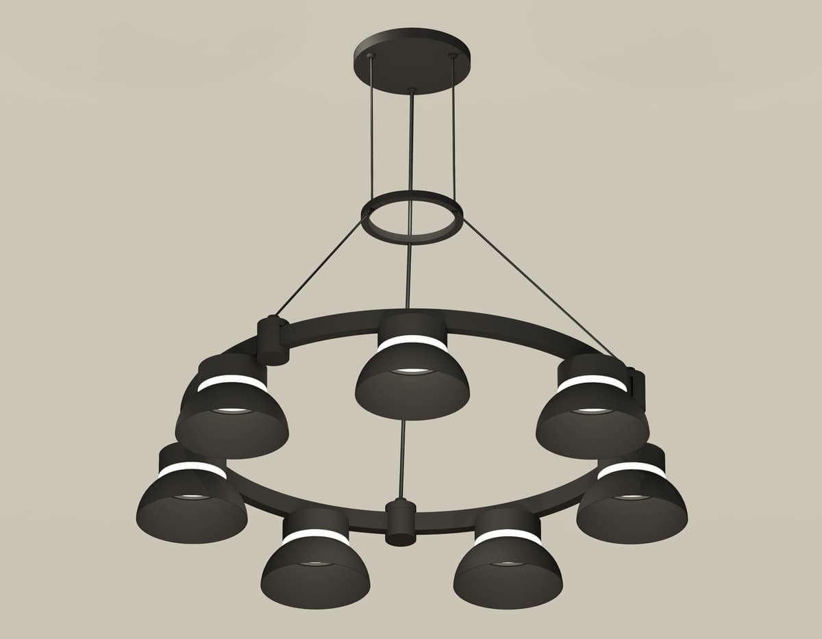 XR92051401/7 SBK/FR черный песок/белый матовый GX53 (A9205, C9238, N8141)