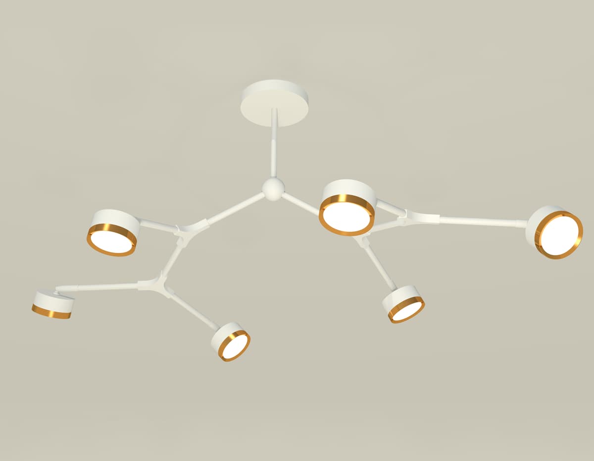 XB9055152/6 SWH/PYG белый песок/золото желтое полированное GX53 (C9055, N8124)