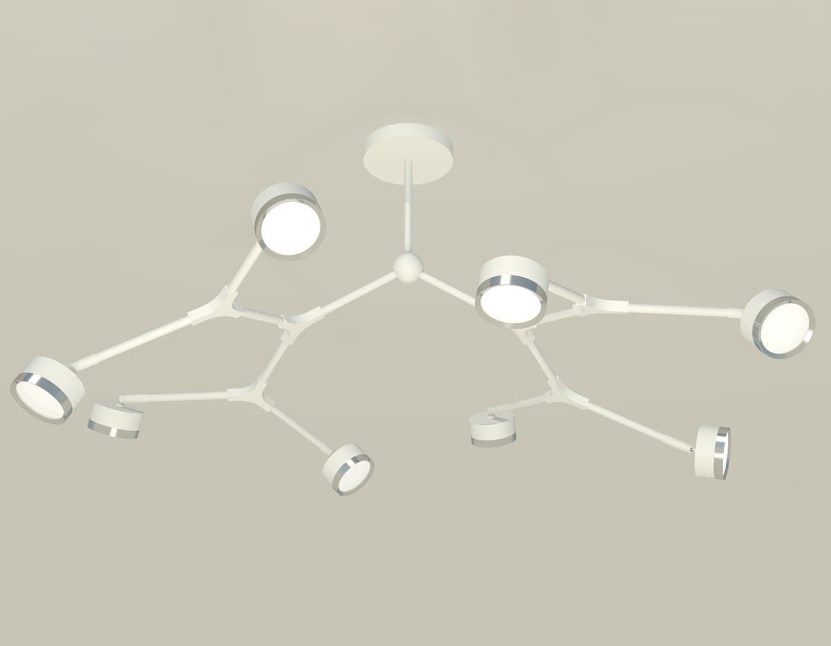 XB9059151/8 SWH/PSL белый песок/серебро полированное  GX53 (C9059, N8118)