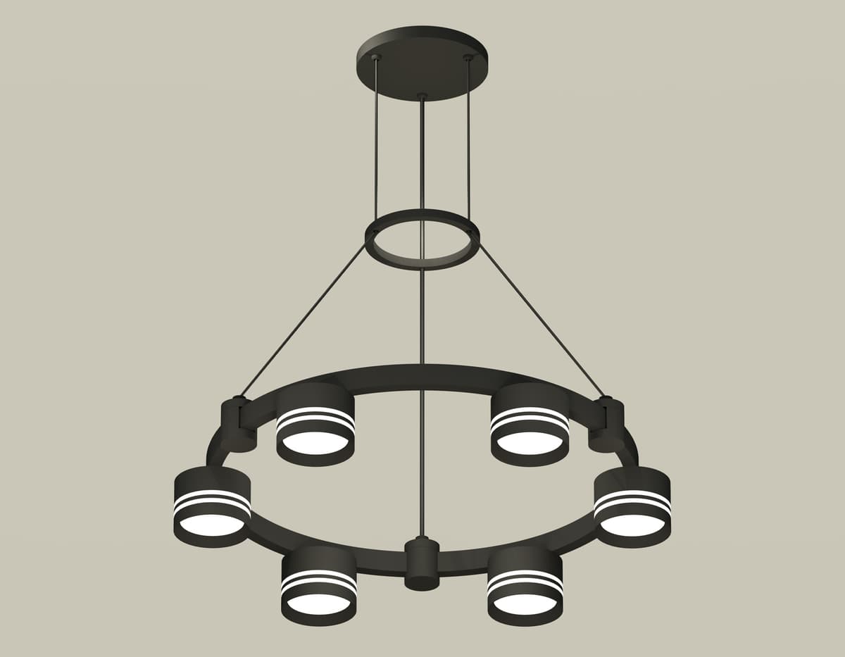 XR92051203/6 SBK/FR черный песок/белый матовый GX53  (A9205, C9232, N8478)