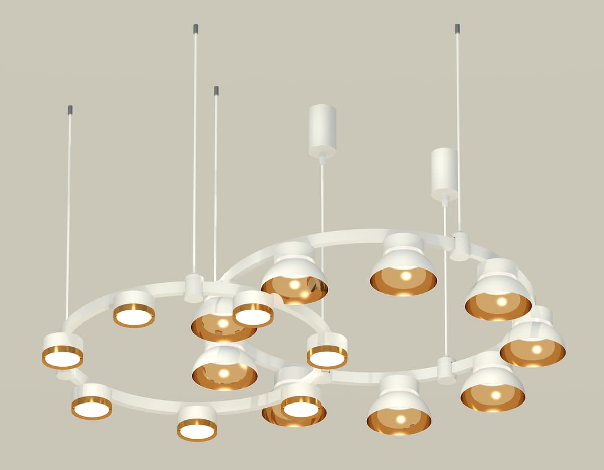 XR92081110/16 SWH/PYG/CL белый песок/золото желтое полированное/прозрачный GX53